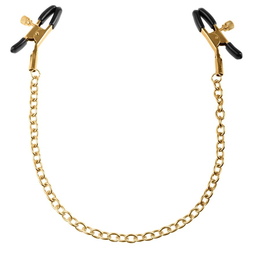 Pinces à mamelon ajustables en or — FETISH FANTASY GOLD