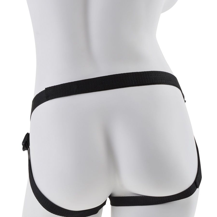 Harnais ceinture ajustable avec gode réaliste — FETISH FANTASY GOLD