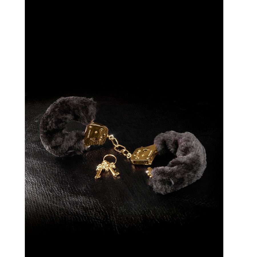 Menottes deluxe en fourrure — FETISH FANTASY GOLD