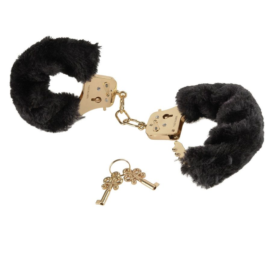 Menottes deluxe en fourrure — FETISH FANTASY GOLD