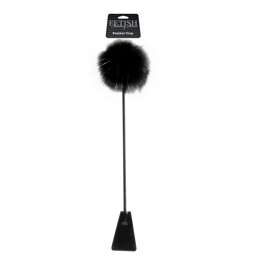 Crop à plumes noir édition limitée — FETISH FANTASY ED.LIMITADA