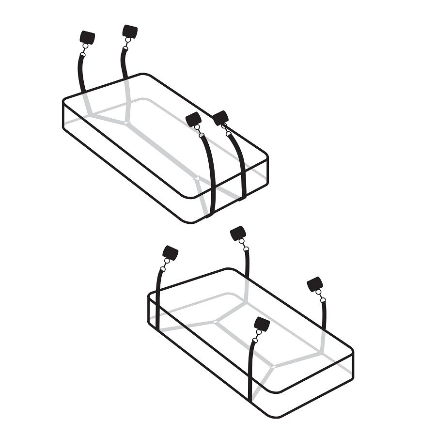 Kit de contraintes enveloppantes pour matelas — FETISH FANTASY ED.LIMITADA