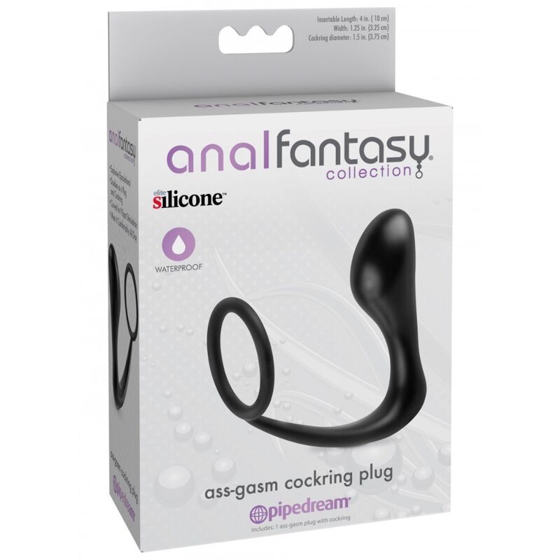 Ass-Gasm : anneau de pénis et plug anal — ANAL FANTASY SERIES