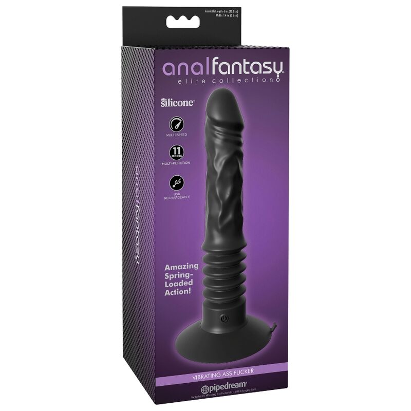 Vibrateur anal à poussée réactive et textures réalistes — ANAL FANTASY ELITE COLLECTION