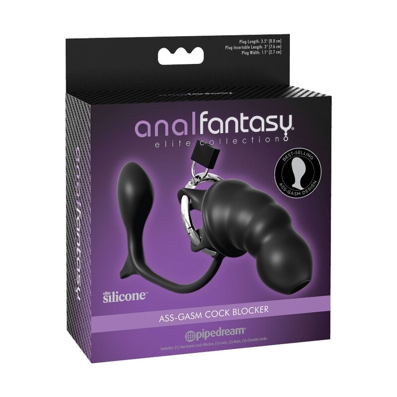 Kit plug anal et cage pénienne — ANAL FANTASY ELITE COLLECTION