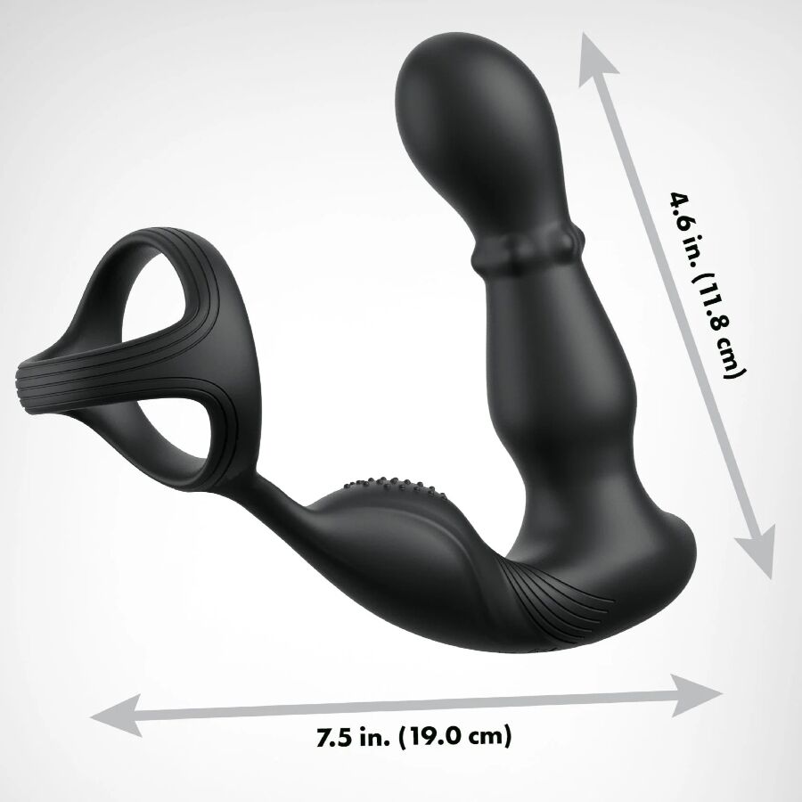 Anneau anal vibrant et masseur prostatique à perles coulissantes — ANAL FANTASY ELITE COLLECTION
