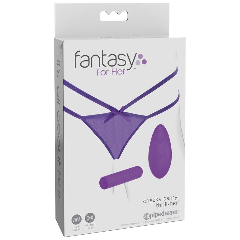 Culotte coquine à vibromasseur intégré — FANTASY FOR HER