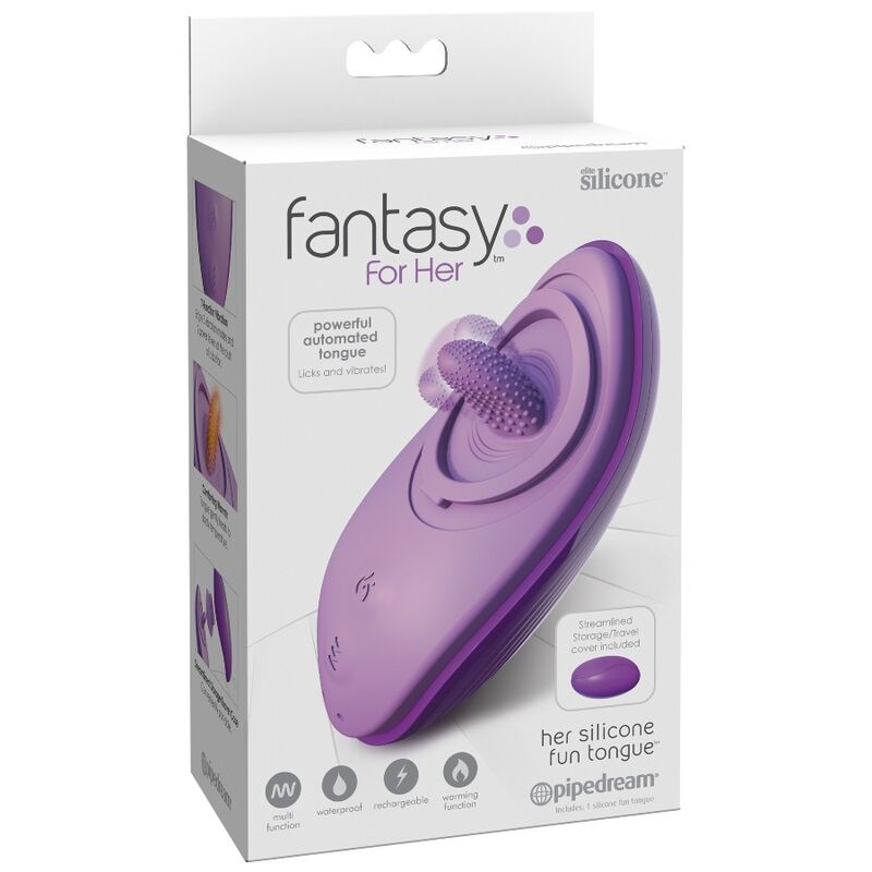 Langue vibrante en silicone chauffante — FANTASY FOR HER