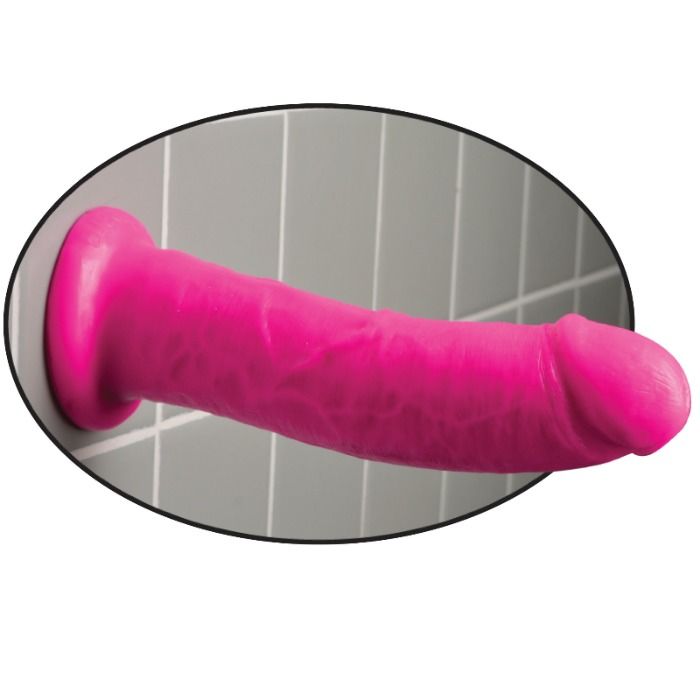 Dildo à ventouse 20 cm rose — DILLIO