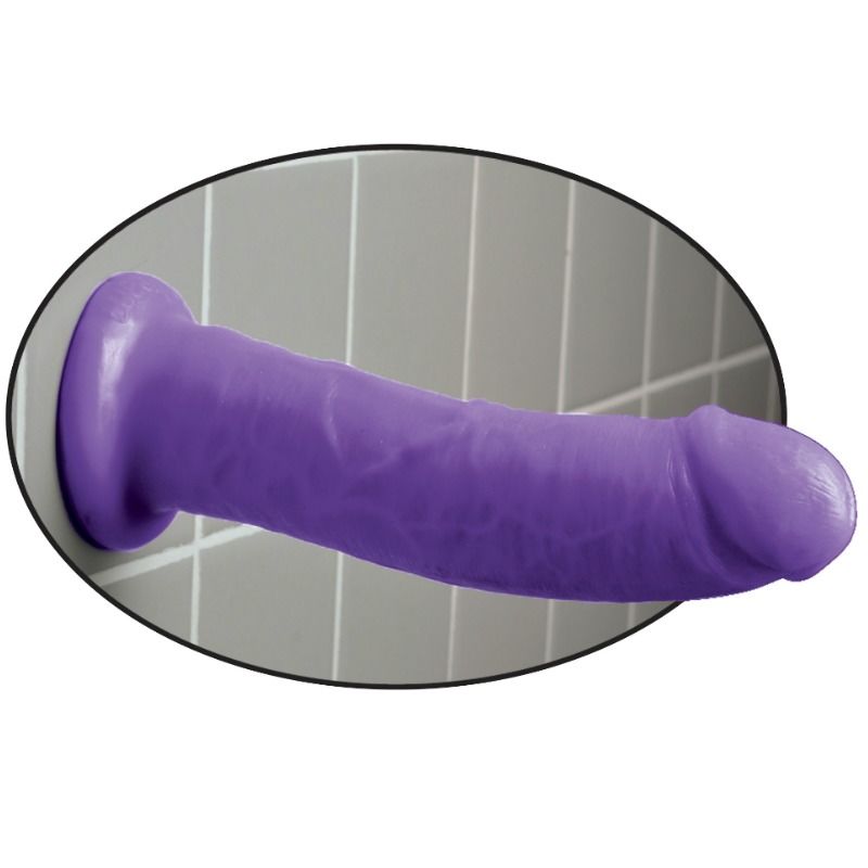 Dildo à ventouse violet 20 cm — DILLIO