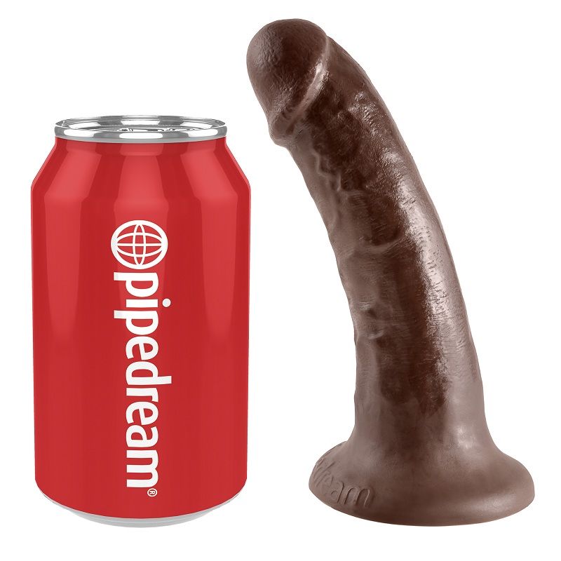 Gode réaliste brun 6 pouces (15,2 cm) — KING COCK