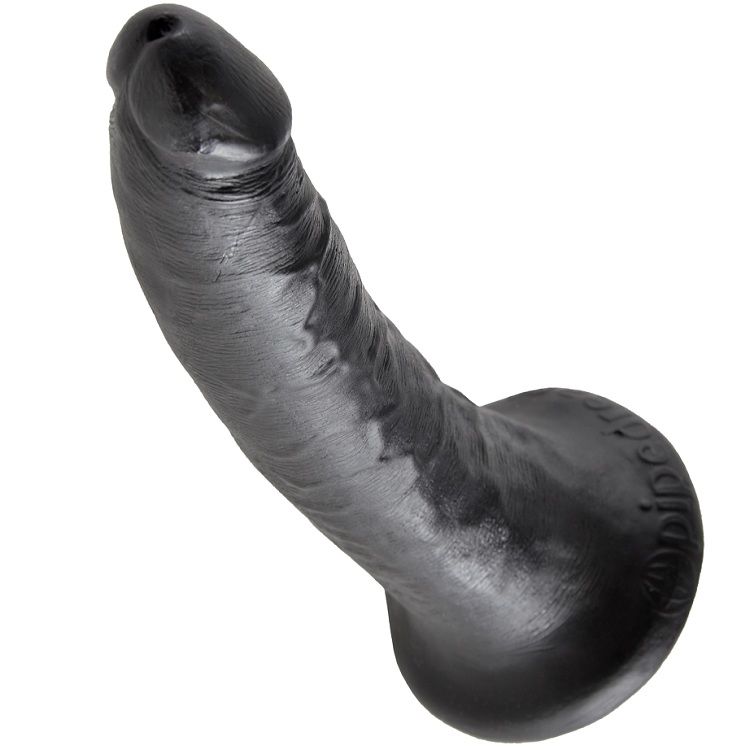 Gode réaliste noir 17,8 cm — KING COCK