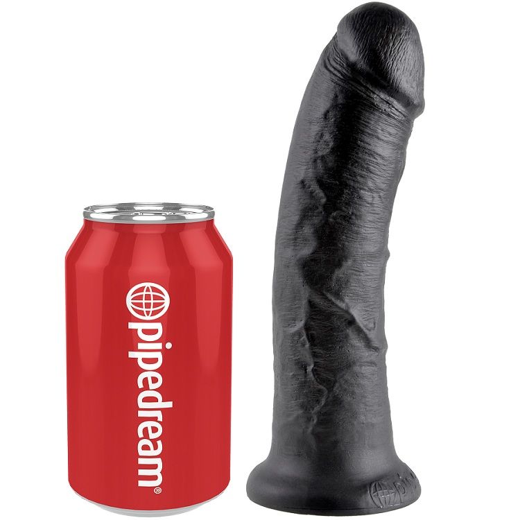 Gode réaliste noir 20,3 cm — KING COCK