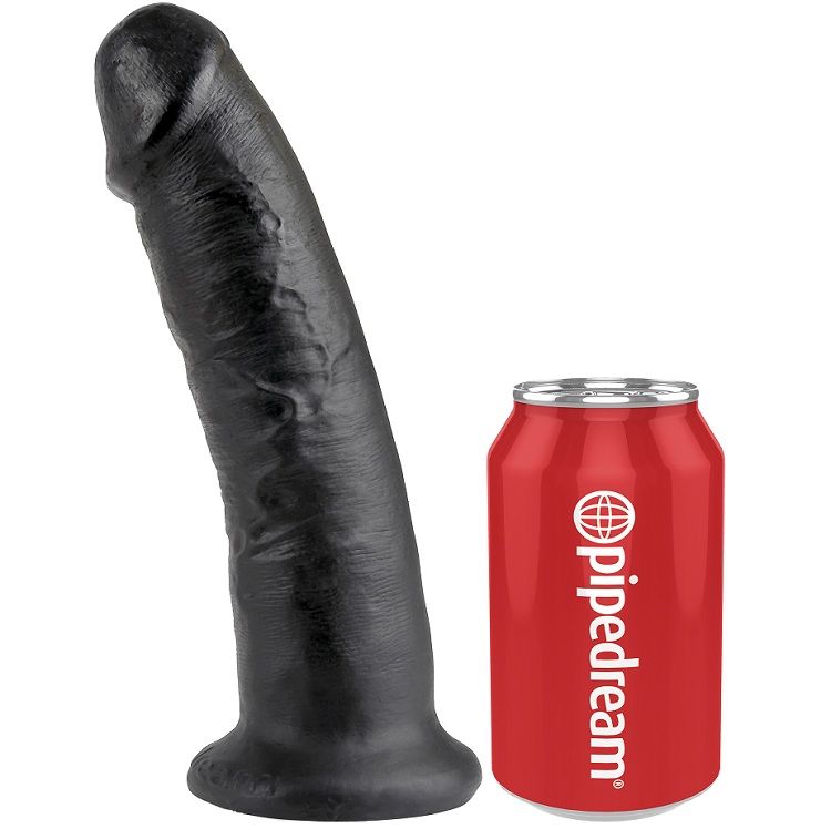 Gode réaliste noir 22,9 cm — KING COCK