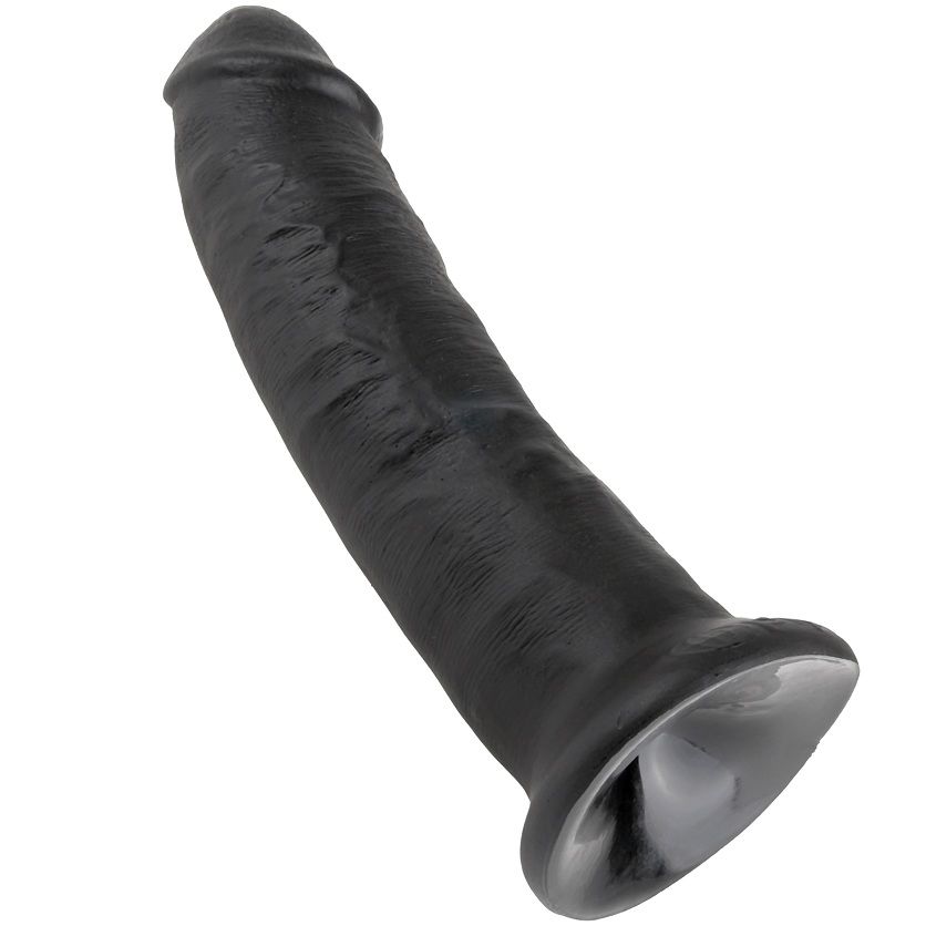 Gode réaliste noir 22,9 cm — KING COCK