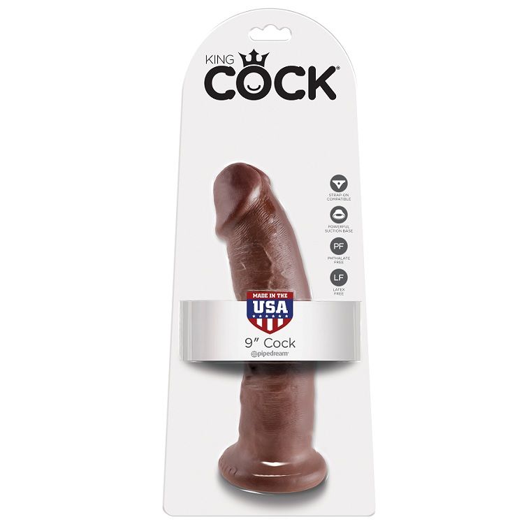 Gode réaliste texture veineuse 22,9 cm — KING COCK
