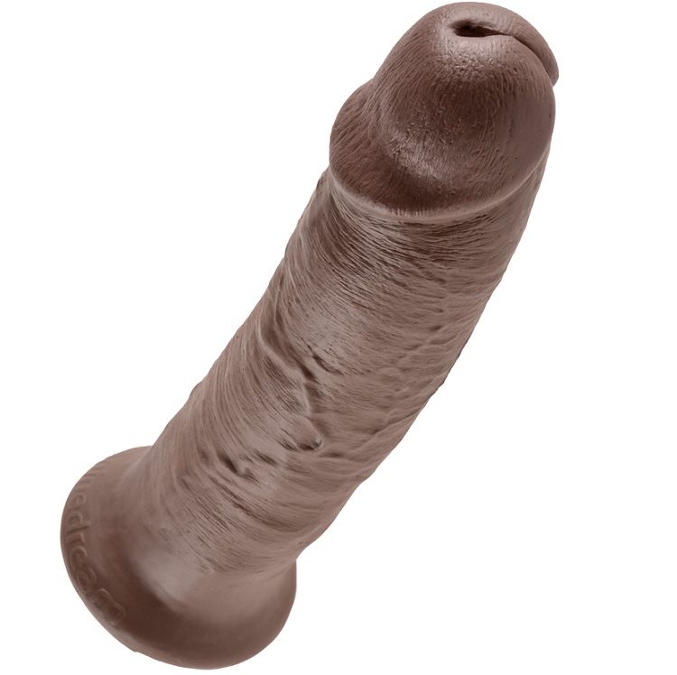 Gode réaliste en silicone brun 25 cm — KING COCK