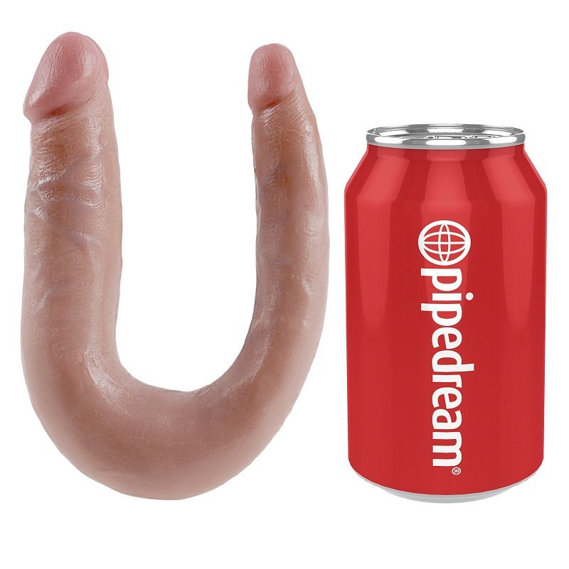 Gode double pénétration réaliste 12.7 cm naturel — KING COCK