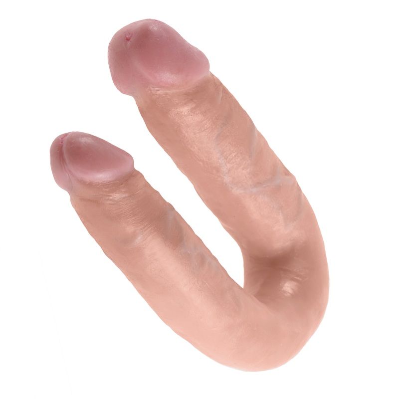 Gode double pénétration réaliste 13,9 cm — KING COCK