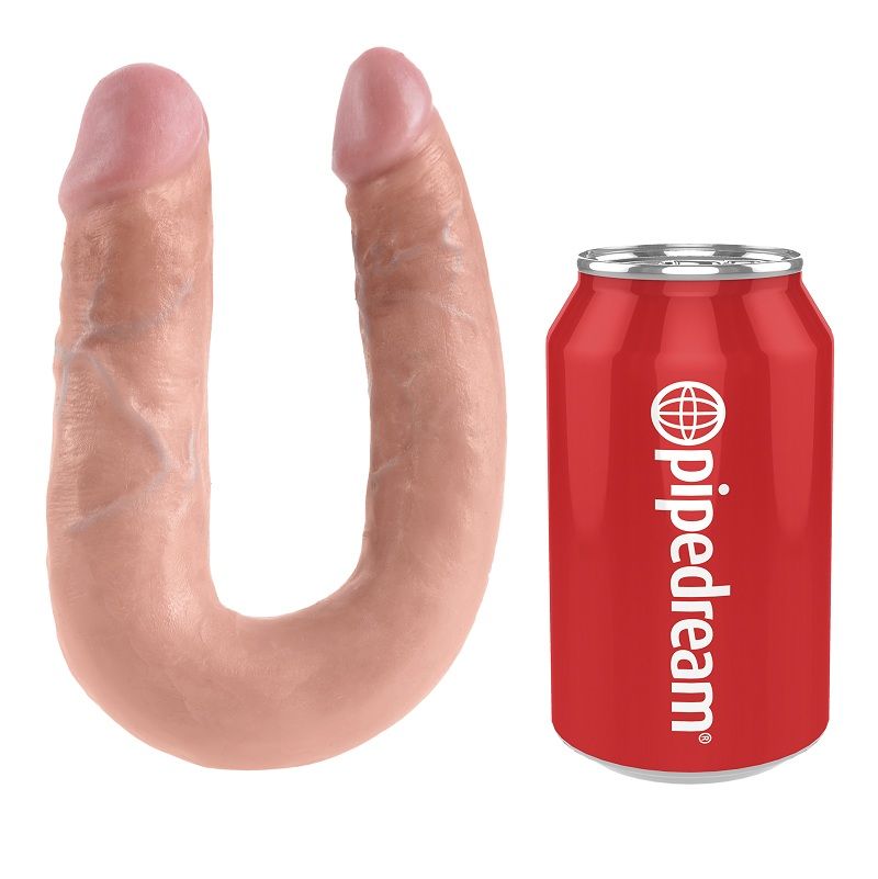 Gode double pénétration réaliste 13,9 cm — KING COCK