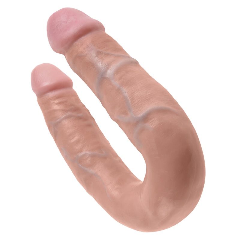 Gode double pénétration réaliste 13,9 cm — KING COCK