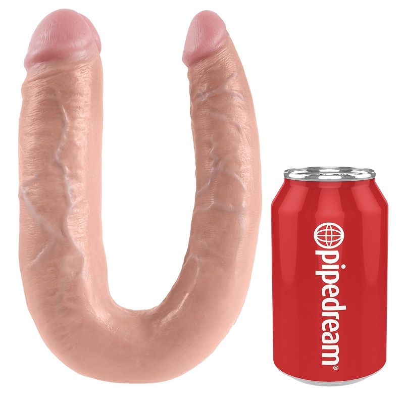 Gode double pénétration réaliste naturel 17,8 cm — KING COCK