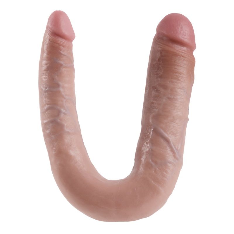 Gode double pénétration réaliste naturel 17,8 cm — KING COCK