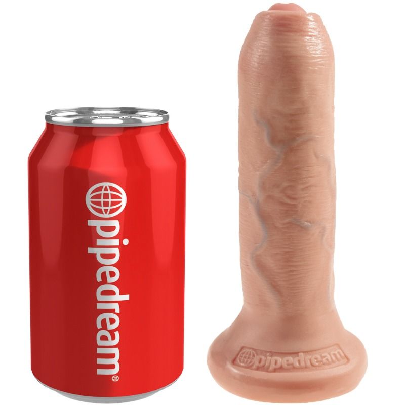Gode réaliste non circoncis 15 cm — KING COCK