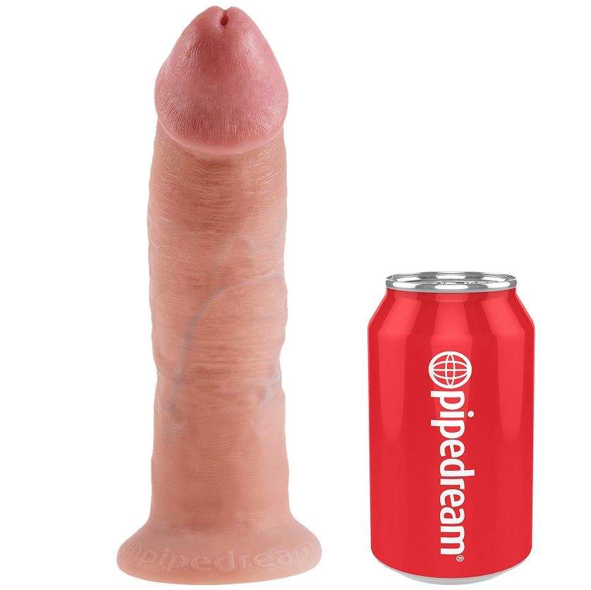Harnais avec pénis naturel réaliste 22,9 cm — KING COCK