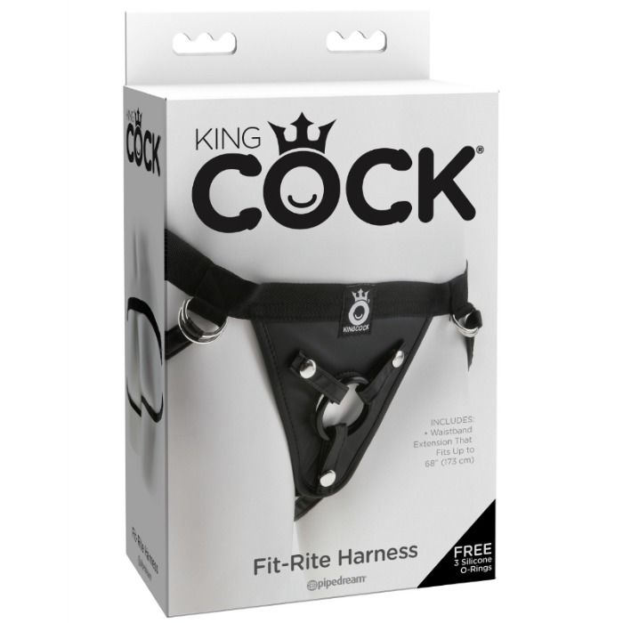 Harnais ajustable pour gode-ceinture réaliste — KING COCK