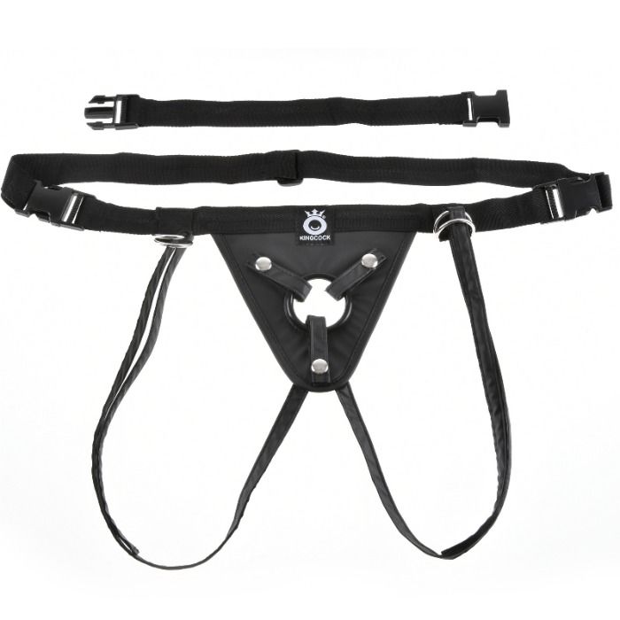 Harnais ajustable pour gode-ceinture réaliste — KING COCK