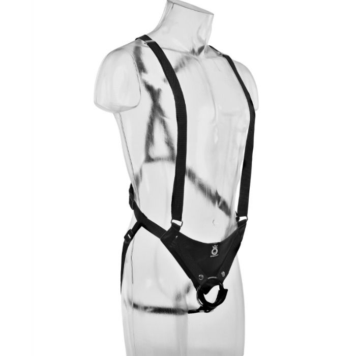 Harnais creux king size avec gode réaliste 25 cm — KING COCK