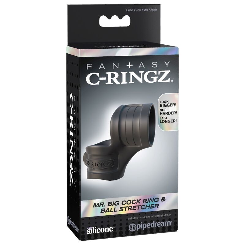 Bague pénienne extensible et stretch testiculaire — FANTASY C-RINGZ