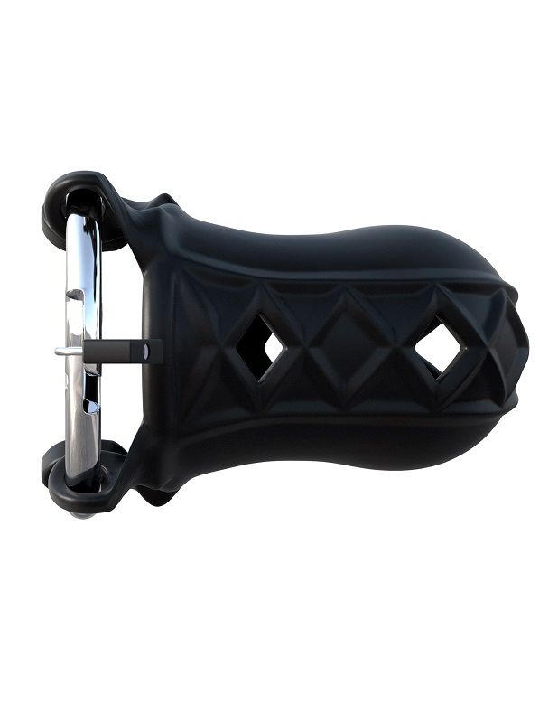 Cage de chasteté en silicone verrouillable — FANTASY C-RINGZ