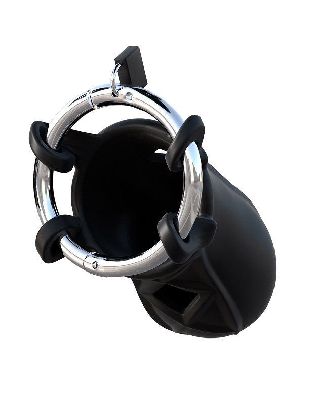 Cage de chasteté en silicone verrouillable — FANTASY C-RINGZ