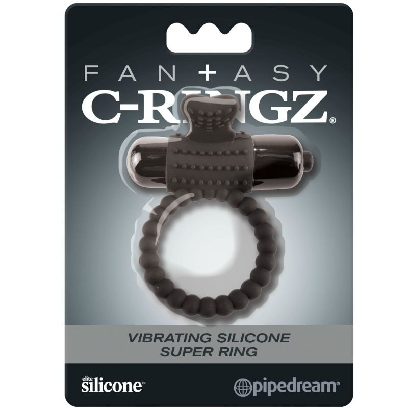 Anneau vibrant restrictif en silicone — FANTASY C-RINGZ