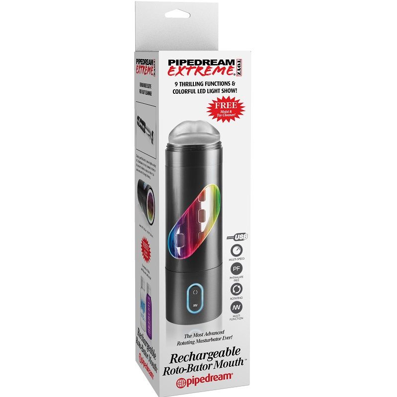 Masturbateur rotatif vibrant USB — EXTREME TOYZ