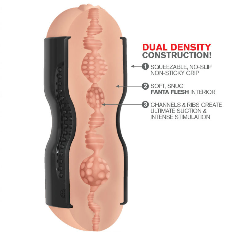 Masturbateur double vagin et anus — EXTREME TOYZ