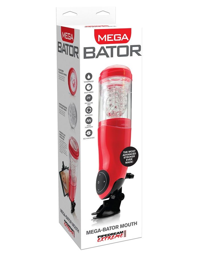 Masturbateur vibrant mains libres à rotation et vibrations — EXTREME TOYZ