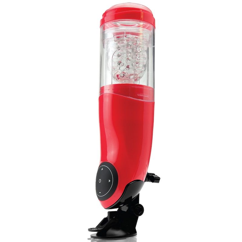 Masturbateur vibrant mains libres à rotation et vibrations — EXTREME TOYZ