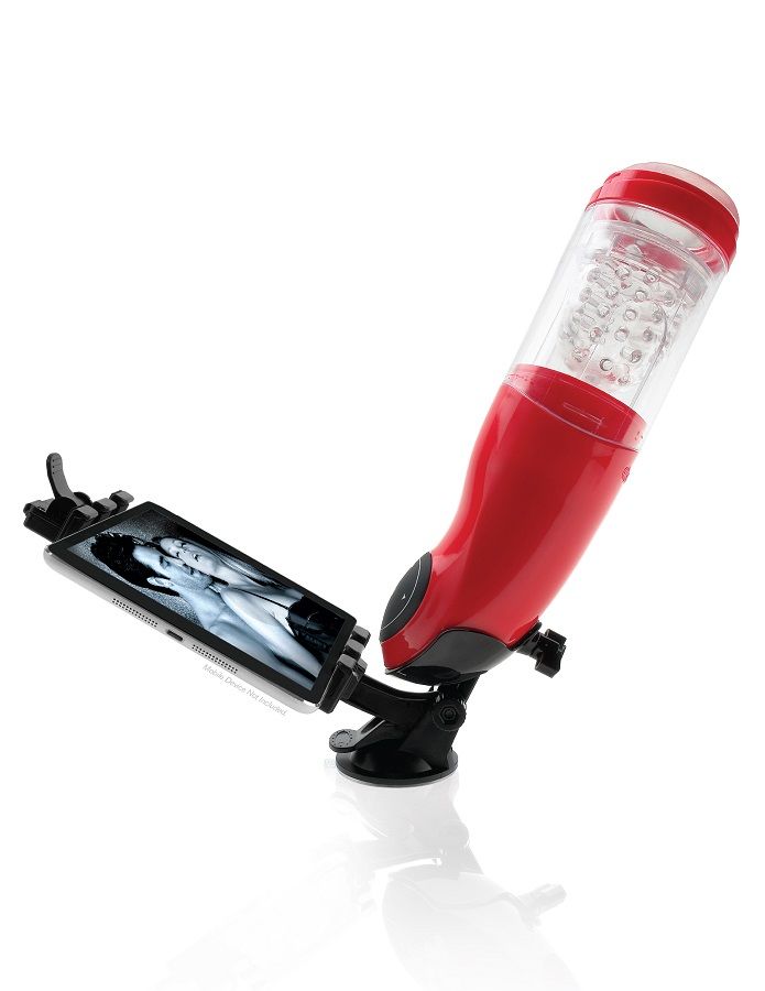 Masturbateur vibrant mains libres à rotation et vibrations — EXTREME TOYZ