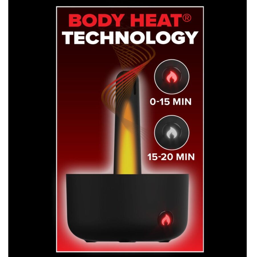 Masturbador automático com impulsos e calor — PDX ELITE