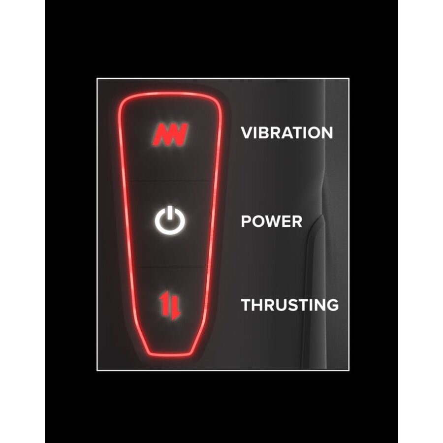 Masturbador automático com impulsos e calor — PDX ELITE