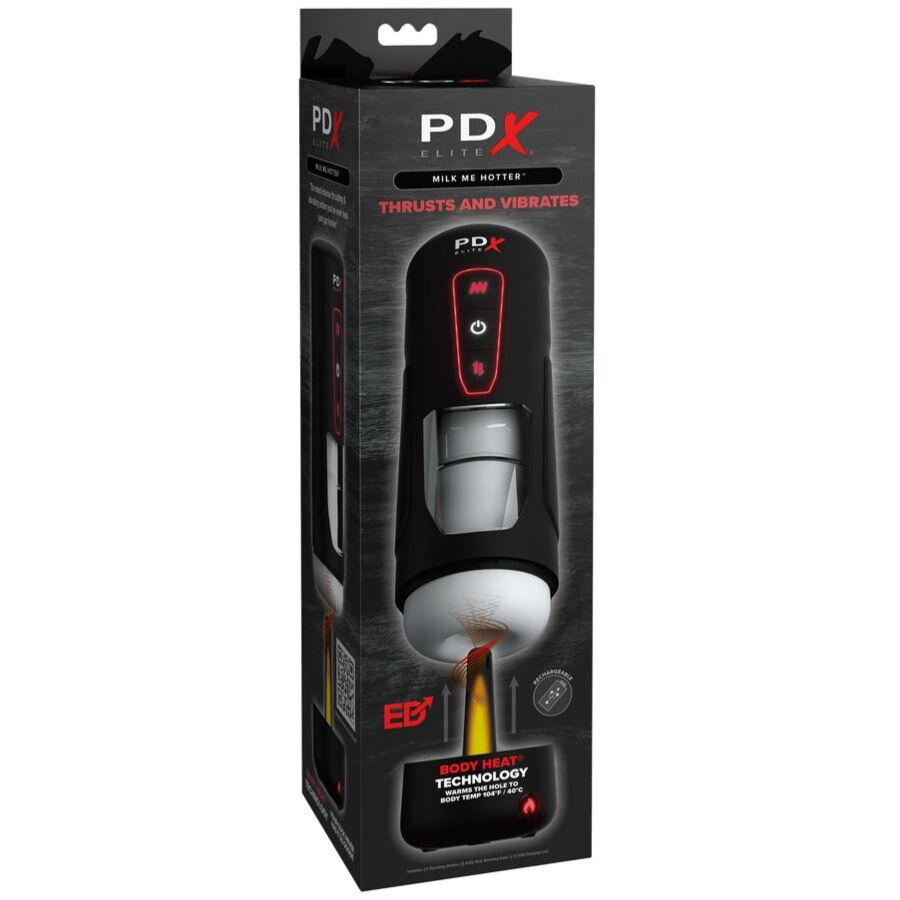 Masturbador automático com impulsos e calor — PDX ELITE